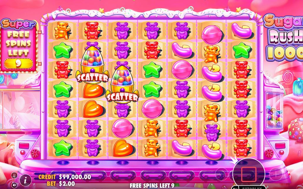 Free Spins med multiplikatorer som ligger kvar i rutnätet