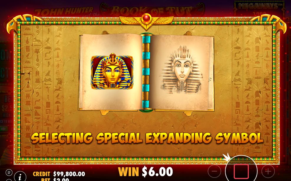 Free Spins-runda med spelets egna symboler