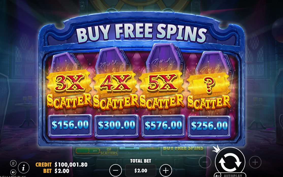 Scatter-symboler på rullarna inför Free Spins-starten